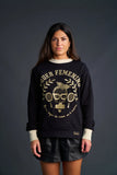 ANABEL LEE. SUDADERA " PODER FEMENINO"