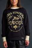 ANABEL LEE. SUDADERA " PODER FEMENINO"