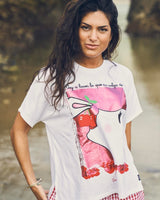 ANABEL LEE. CAMISETA CEREZAS