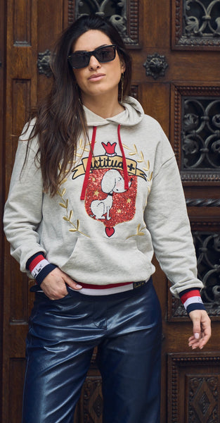 ANABEL LEE. SUDADERA ACTITUD