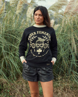 ANABEL LEE. SUDADERA " PODER FEMENINO"